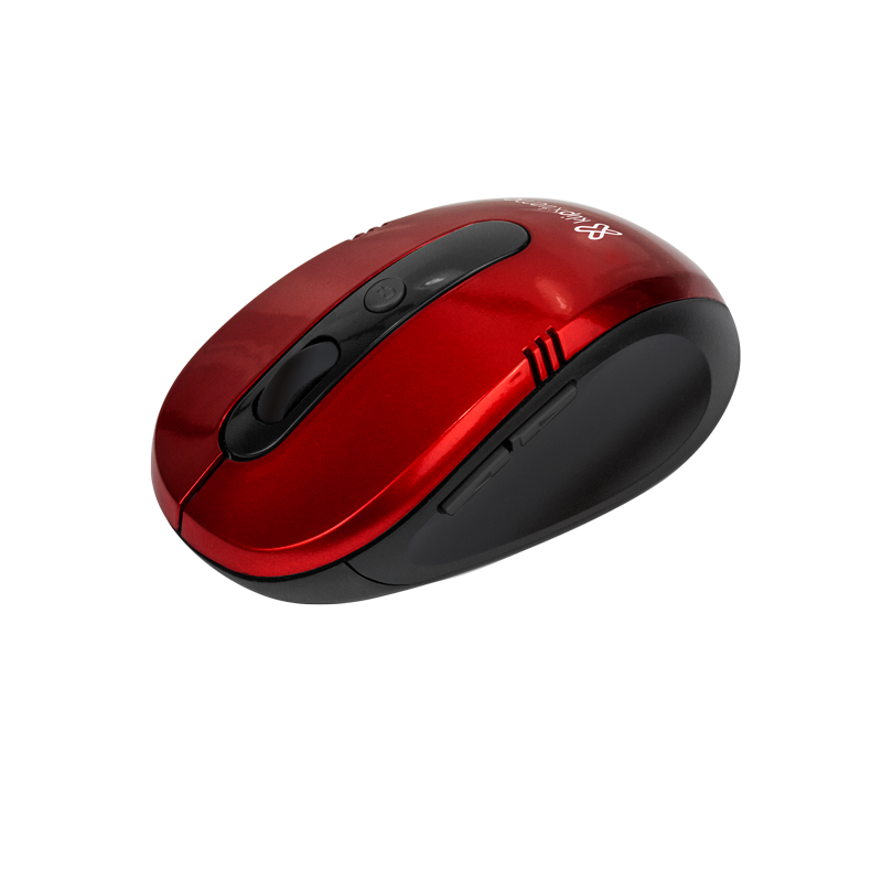 Mouse inalámbrico Klip Xtreme Vector Rojo KMW-330