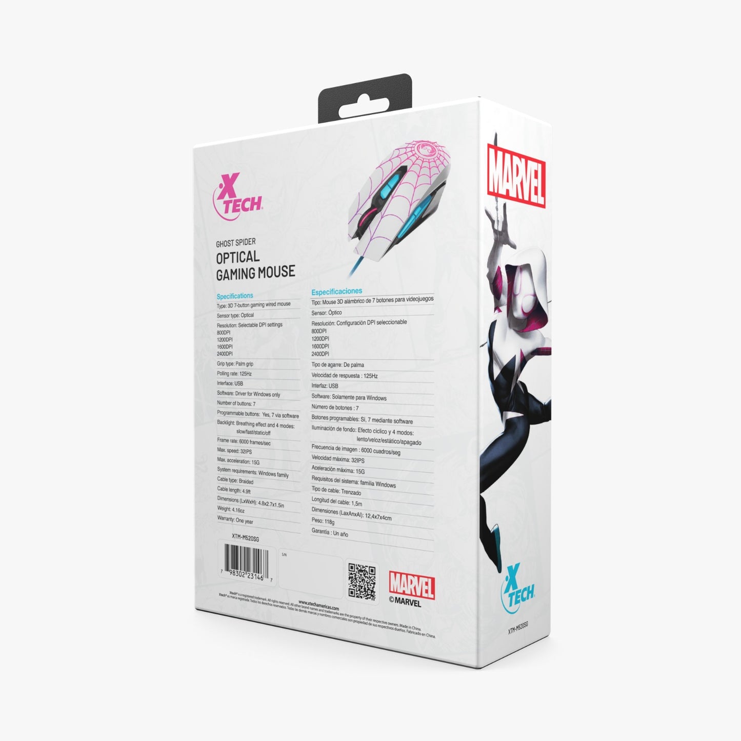 Mouse Gaming Xtech Ghost Spider
