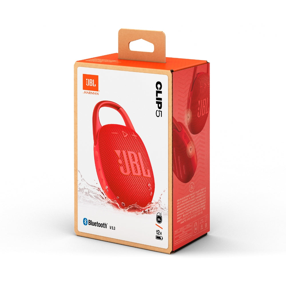 JBL Clip 5 Rojo detalle