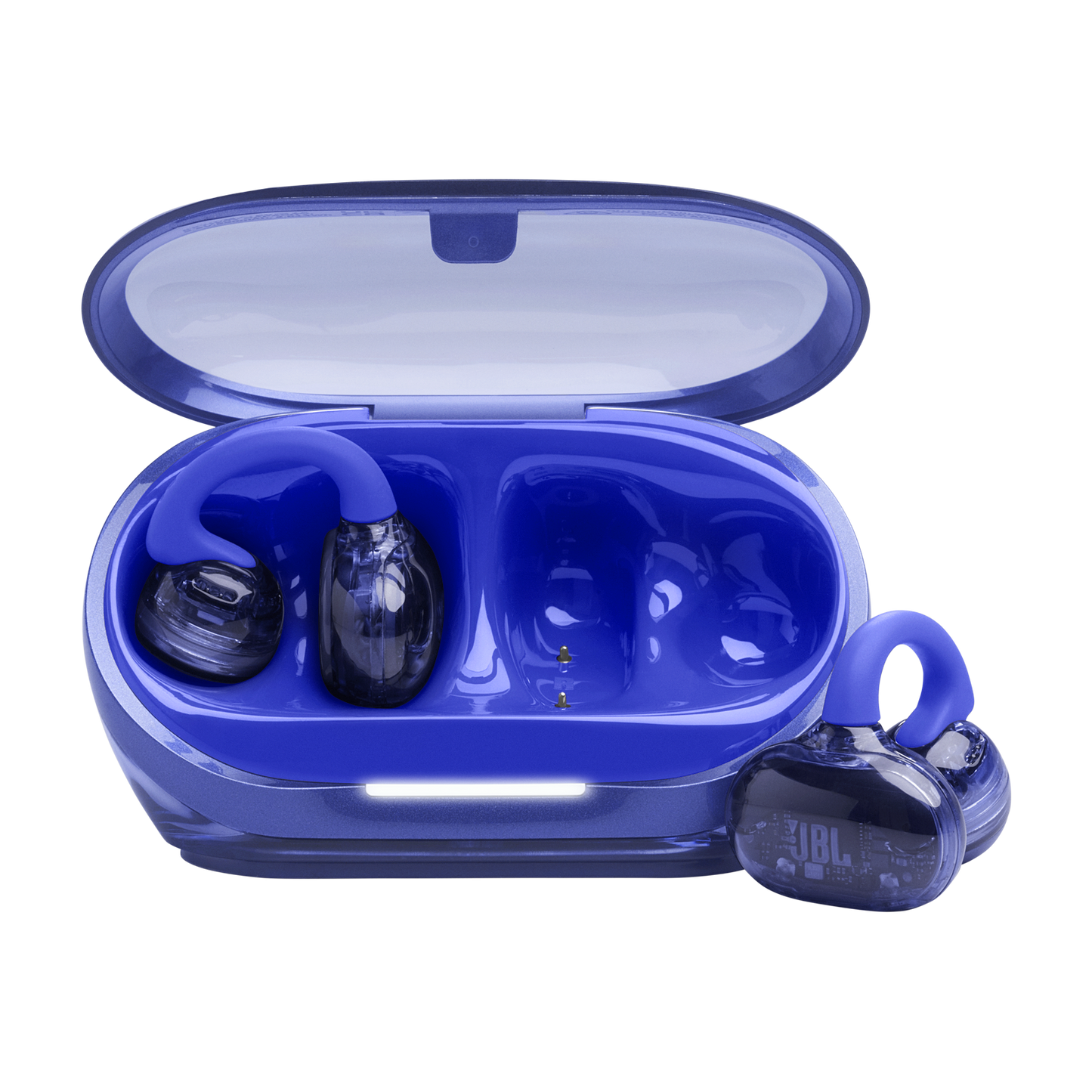 JBL SoundGear Clip vista frontal azul