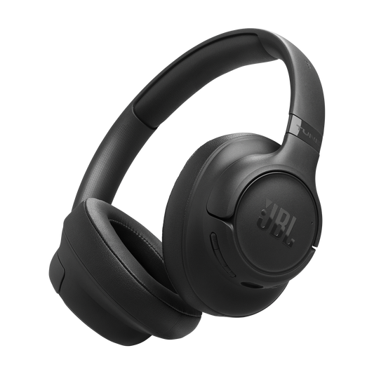 Audífonos JBL Tune 730BT negros - vista frontal