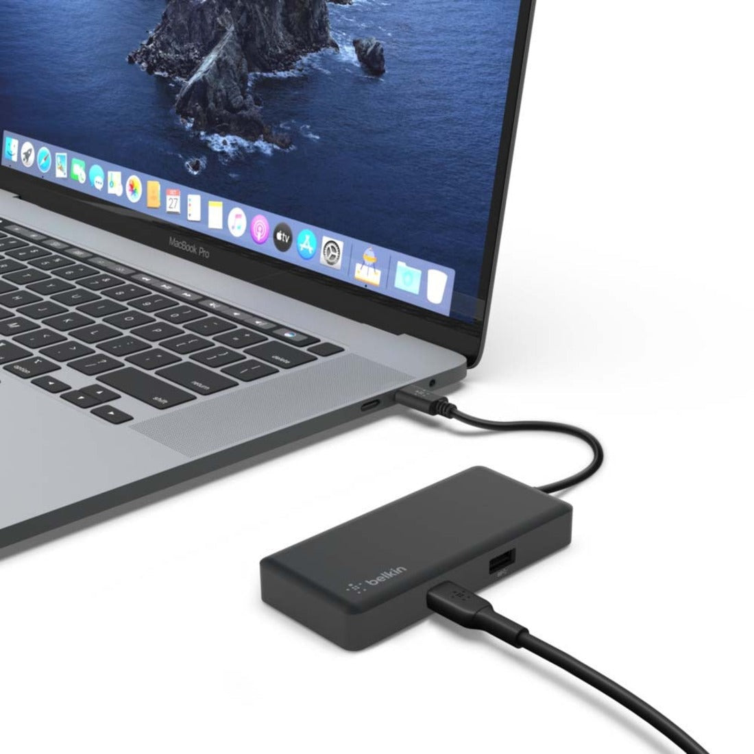 Belkin Hub 5 En 1 Usb C Pd 86w/hdmi 4k 60hz/lan Rj45/2 Usb A