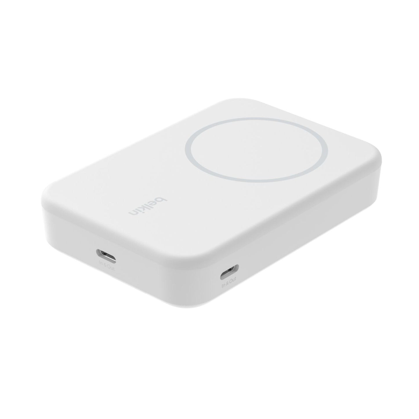 Power Bank Magnético Belkin BoostCharge 10K Blanco Vista 2