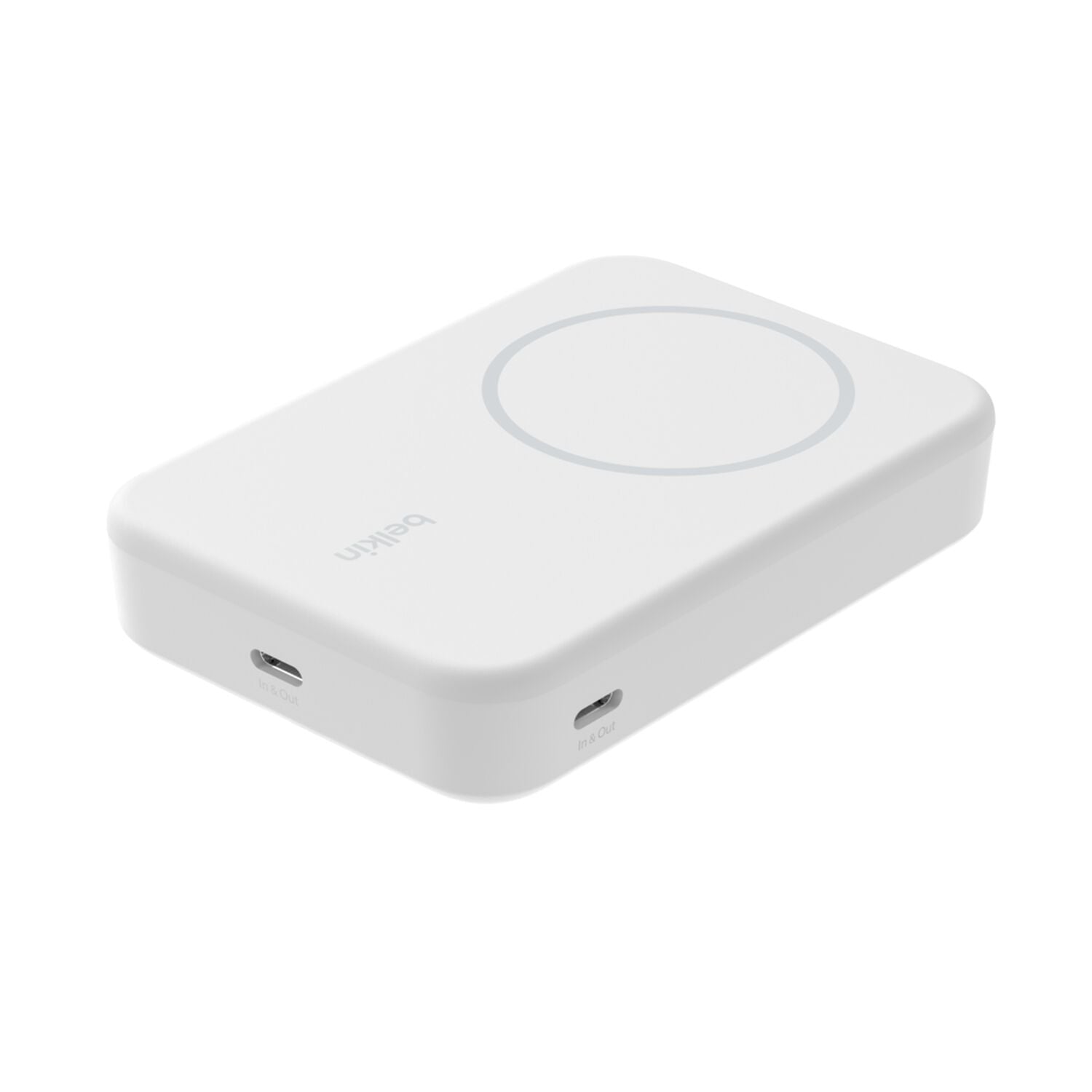Power Bank Magnético Belkin BoostCharge 10K Blanco Vista 2