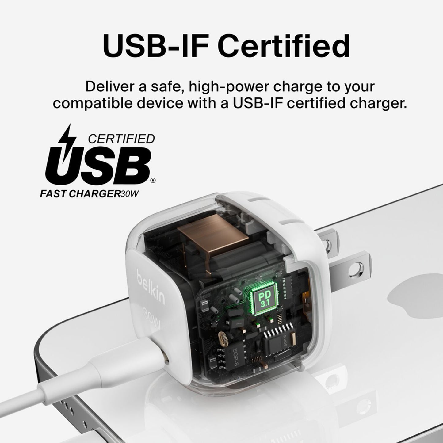 Cable USB-C de 1 metro incluido