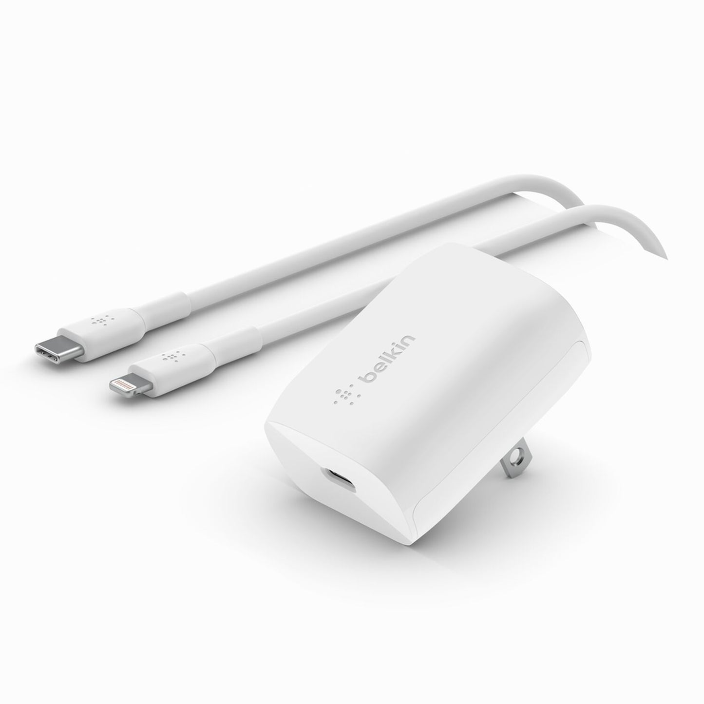 Cargador Belkin 20W USB-C + Cable Lightning