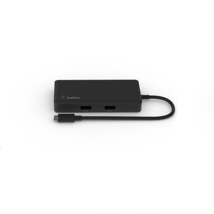 Belkin Hub 5 En 1 Usb C Pd 86w/hdmi 4k 60hz/lan Rj45/2 Usb A - Sys Shop Colombia