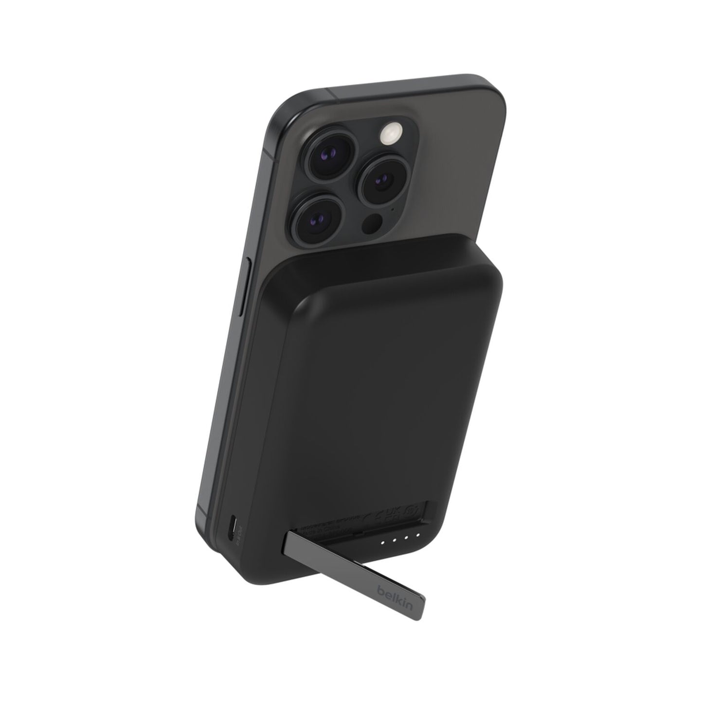 Belkin BoostCharge Pro power bank Qi2 negro frontal