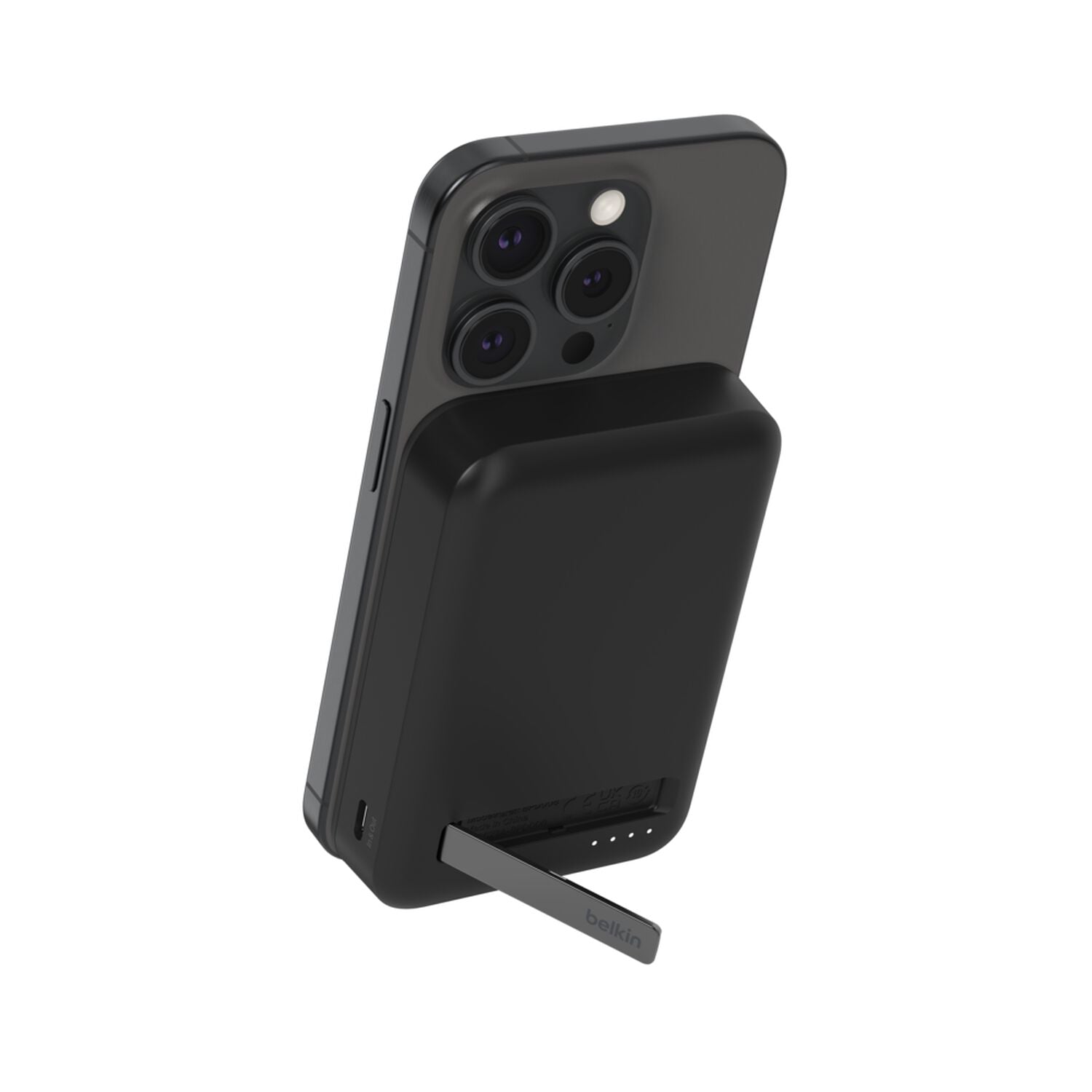 Belkin BoostCharge Pro power bank Qi2 negro frontal