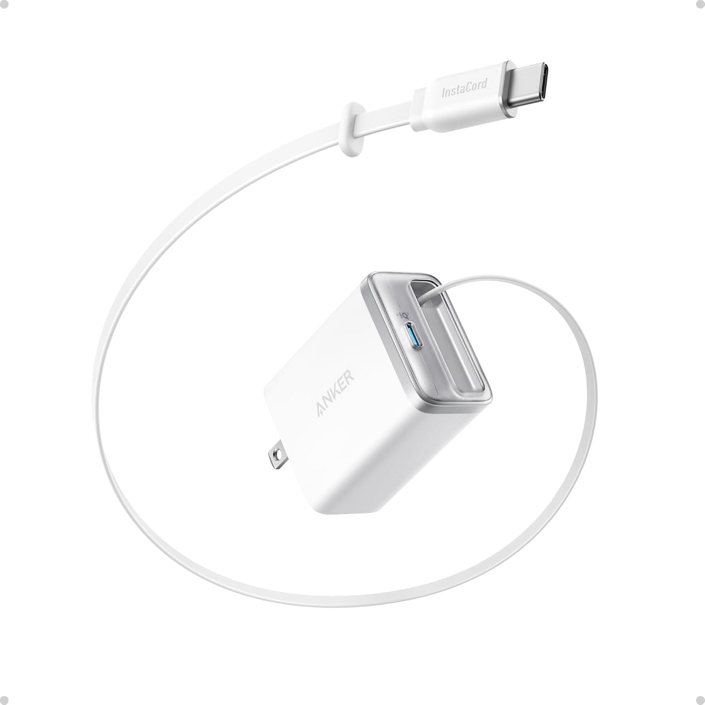 Anker Charger 35W con Cable C Integrado Blanco | A2658J21