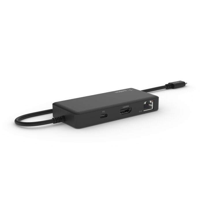 Belkin Hub 5 En 1 Usb C Pd 86w/hdmi 4k 60hz/lan Rj45/2 Usb A - Sys Shop Colombia