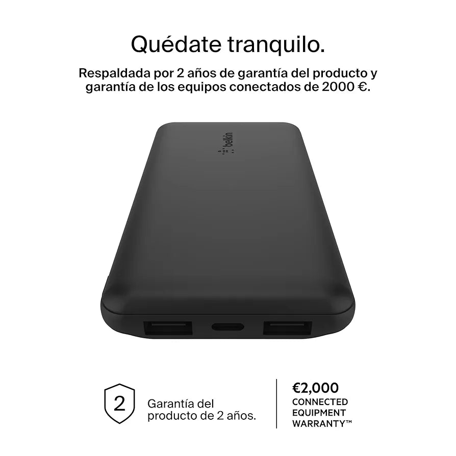 Belkin powerbank 10.000 mAh 15W 2 USB A/1 USB C