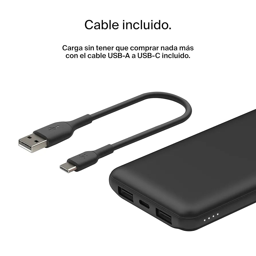 Belkin powerbank 10.000 mAh 15W 2 USB A/1 USB C