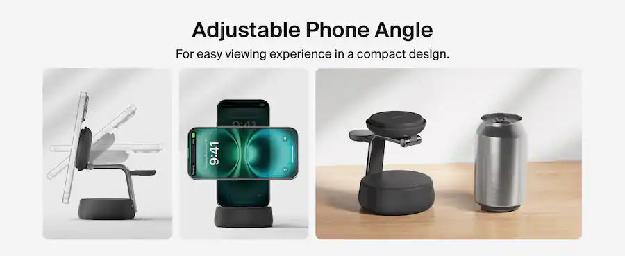 Belkin Qi2 25W 3 in 1 UltraCharge Pro Magnetic Charging Dock | WIZ040TTCH