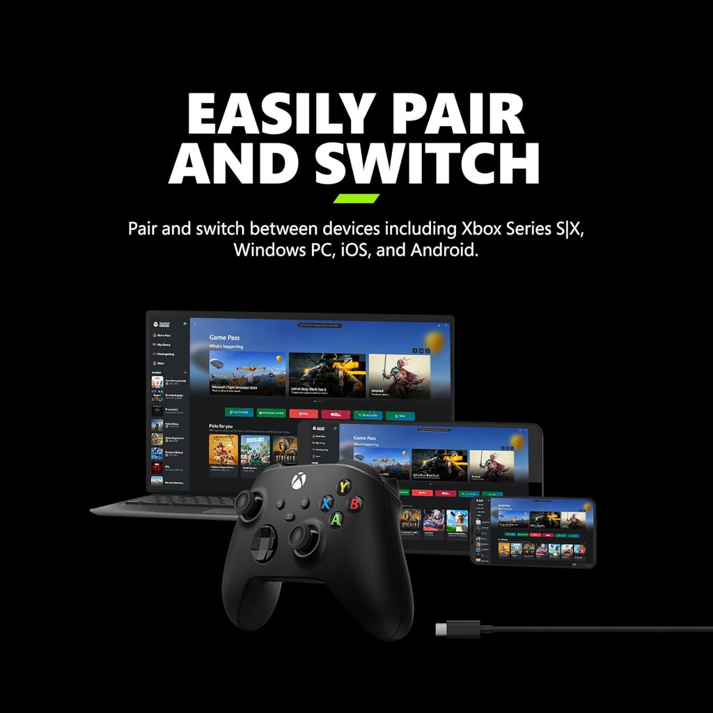 Microsoft Xbox control inalámbrico + cable USB C