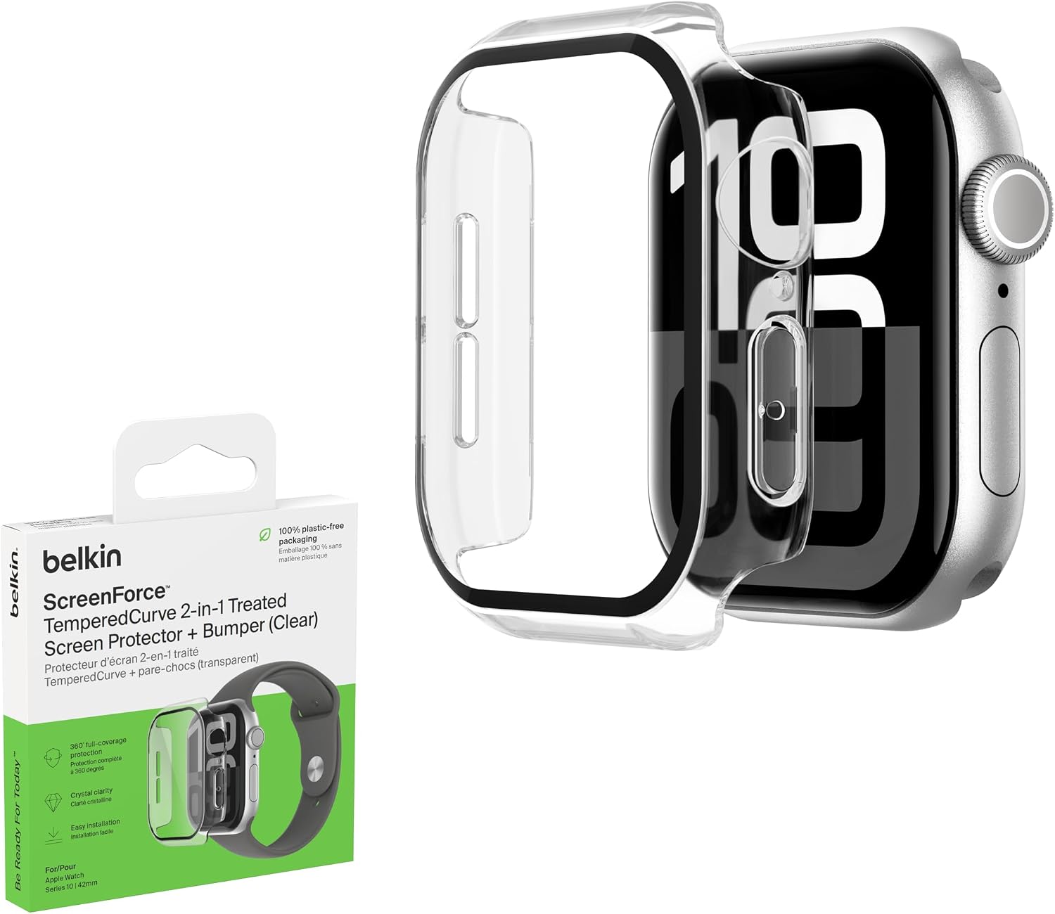 Belkin BUMPER AM CLEAR AW S10 42mm Clear | OWA002FQCL