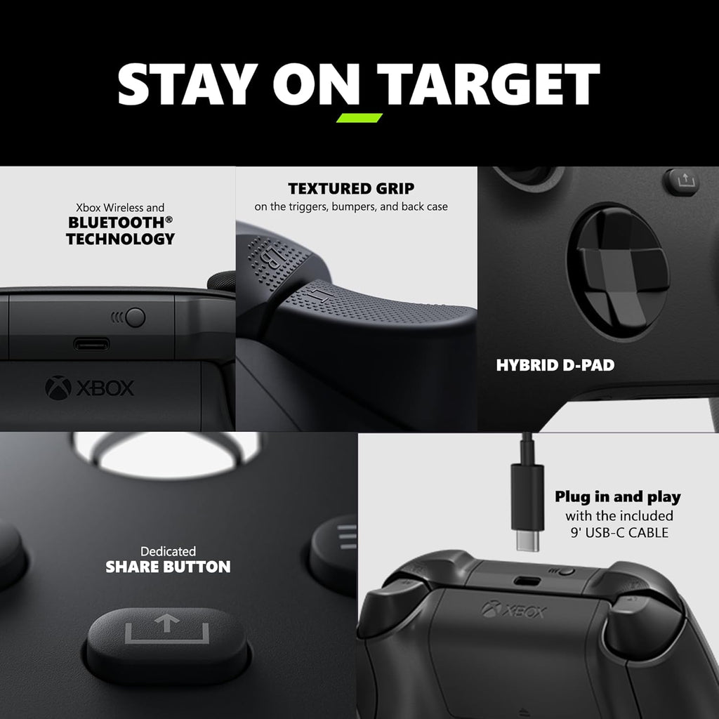Microsoft Xbox control inalámbrico + cable USB C