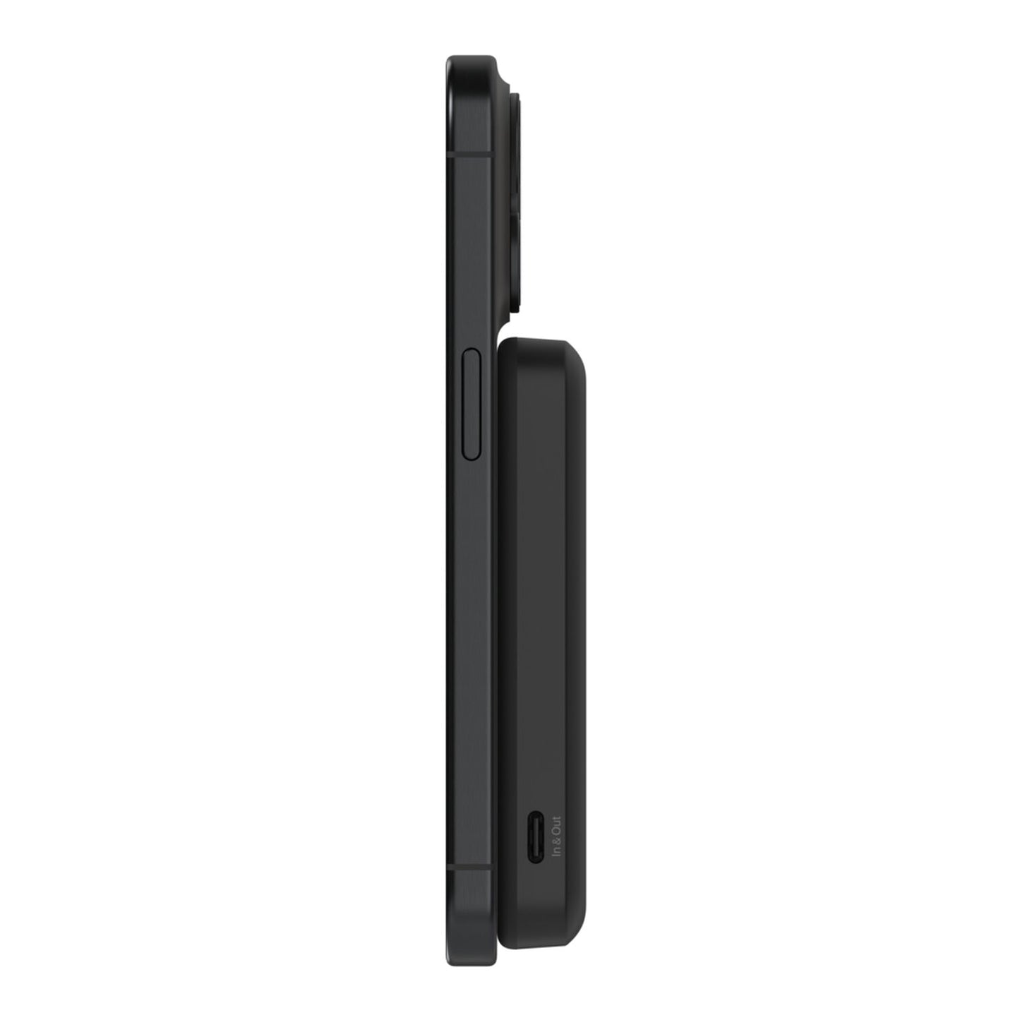 Power Bank Magnético Belkin BoostCharge Pro Negro Lateral