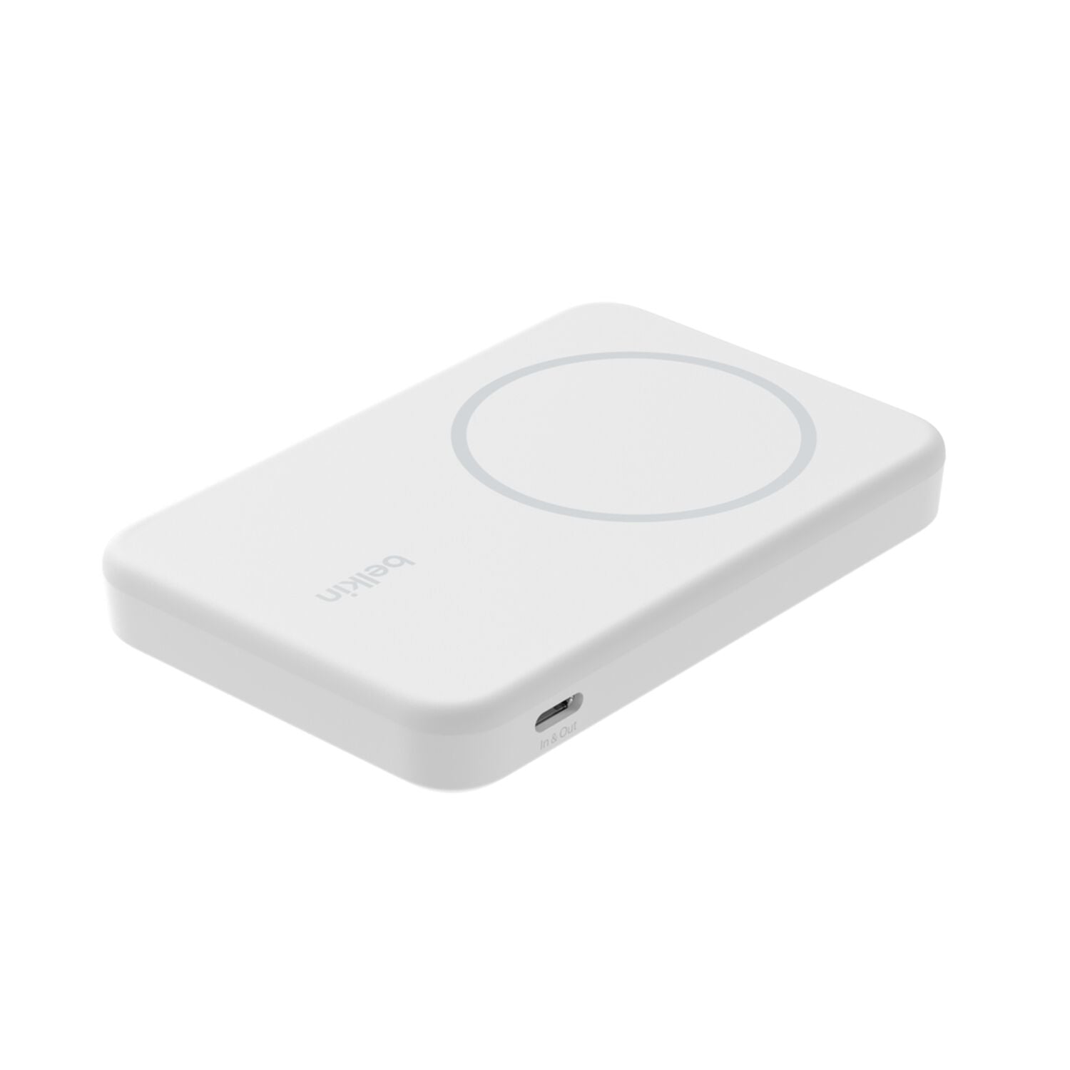Power Bank Magnético Belkin BoostCharge Pro Blanco Vista 3