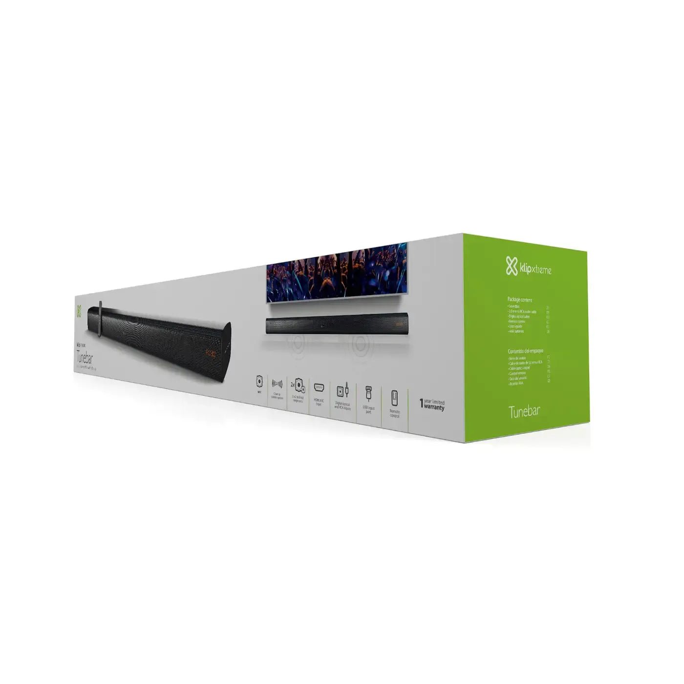 Klip Xtreme barra de sonido Bluetooth TunerBar KSB - 00A 60W - Sys Shop Colombia