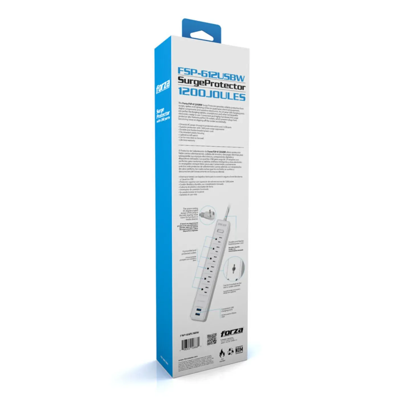 Protector Forza FSP-612USBW detalle