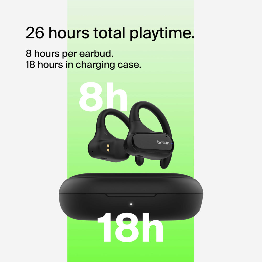 Belkin SoundForm ClearFit estuche abierto