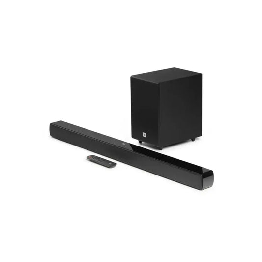 Barra de Sonido JBL Cinema SB180 Negra 2.1 con subwoofer inalámbrico