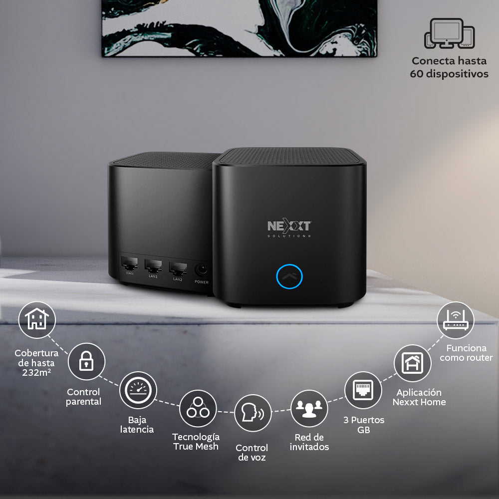 Router Mesh Nexxt NCM-C1200 2PK