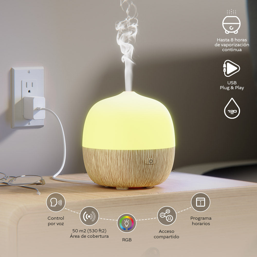Difusor Nexxt NHA-A300 con LED RGB