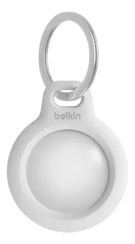 Secure Holder  with Key Ring for AirTag White | F8W973btWHT