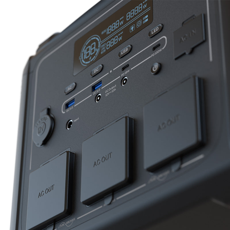 Forza FPP-T1200 detalle puertos