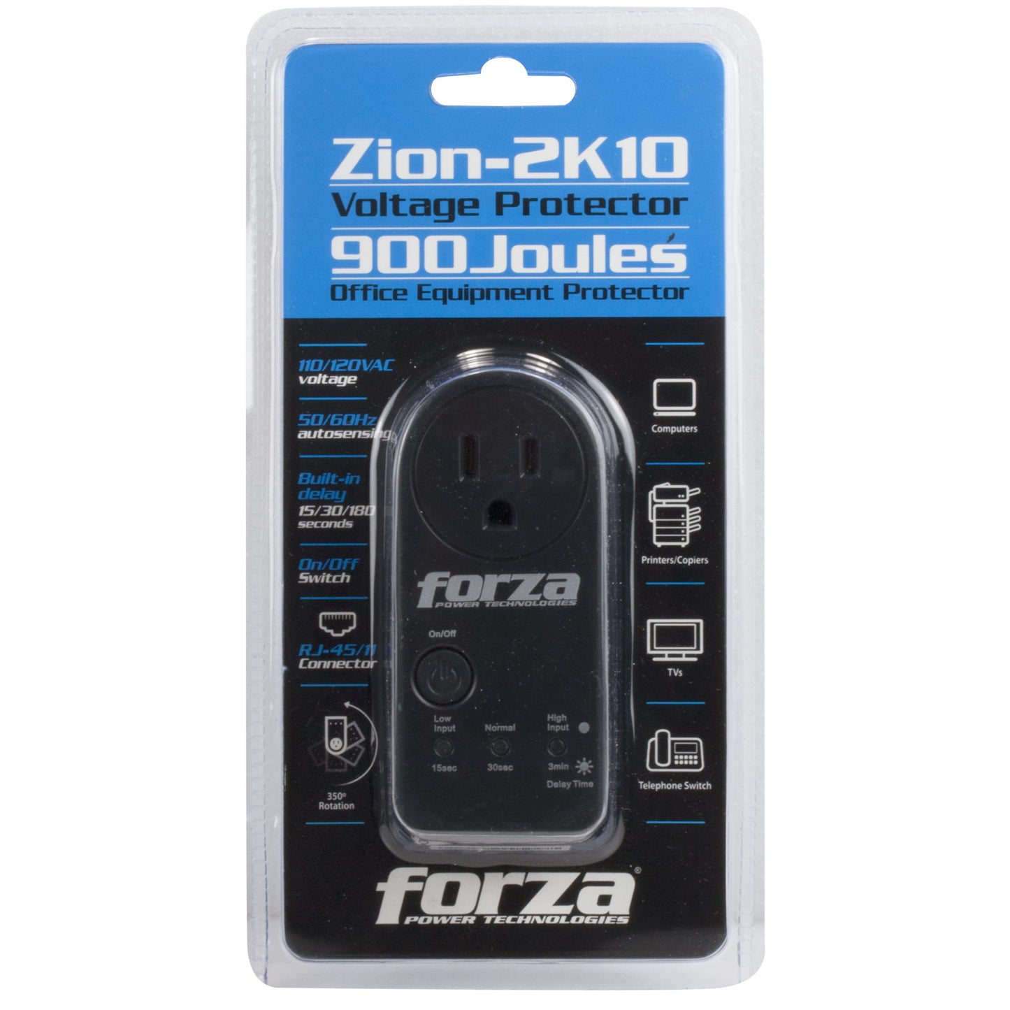 Protector Forza FVP-1201N enchufe giratorio
