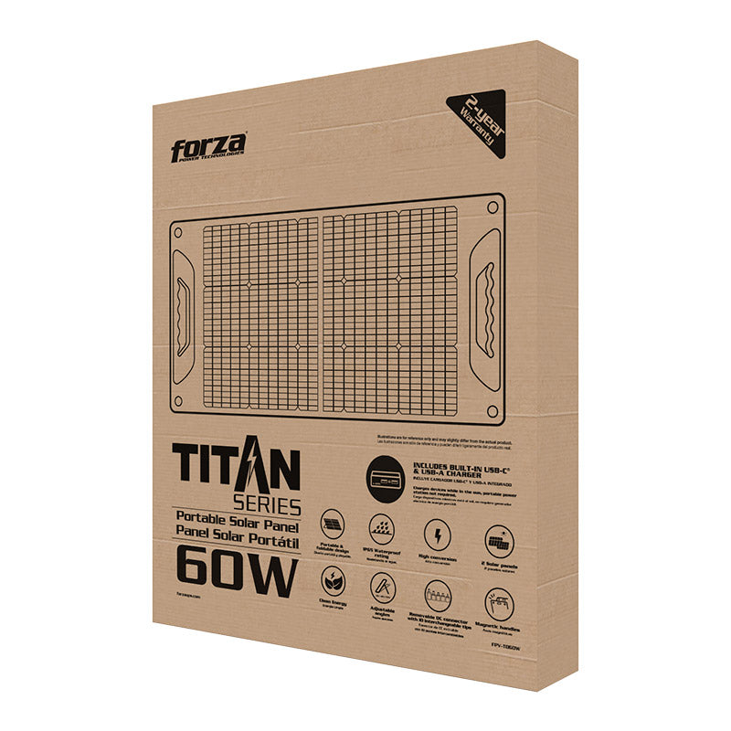 Panel Solar Forza FPV-T060W salidas