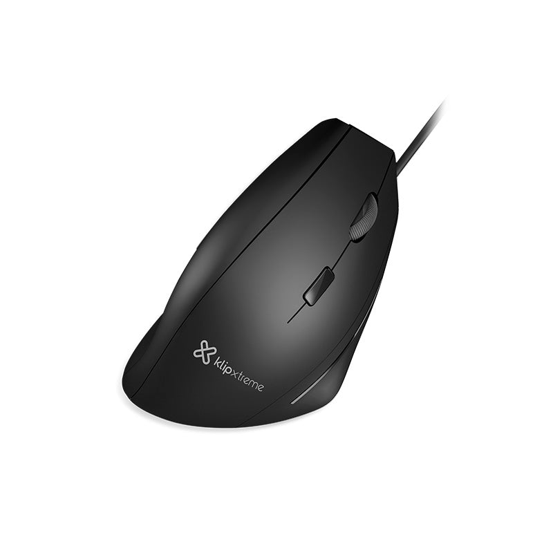Mouse vertical ergonómico con cable Klip Xtreme Krest KMO-505
