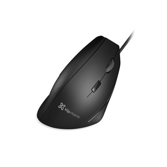 Mouse vertical ergonómico con cable Klip Xtreme Krest KMO-505