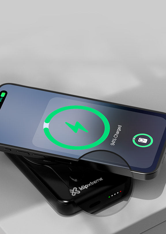 KlipXtreme PowerMag KPB-600 powerbank magnética 10.000 mAh PD 20W USB C
