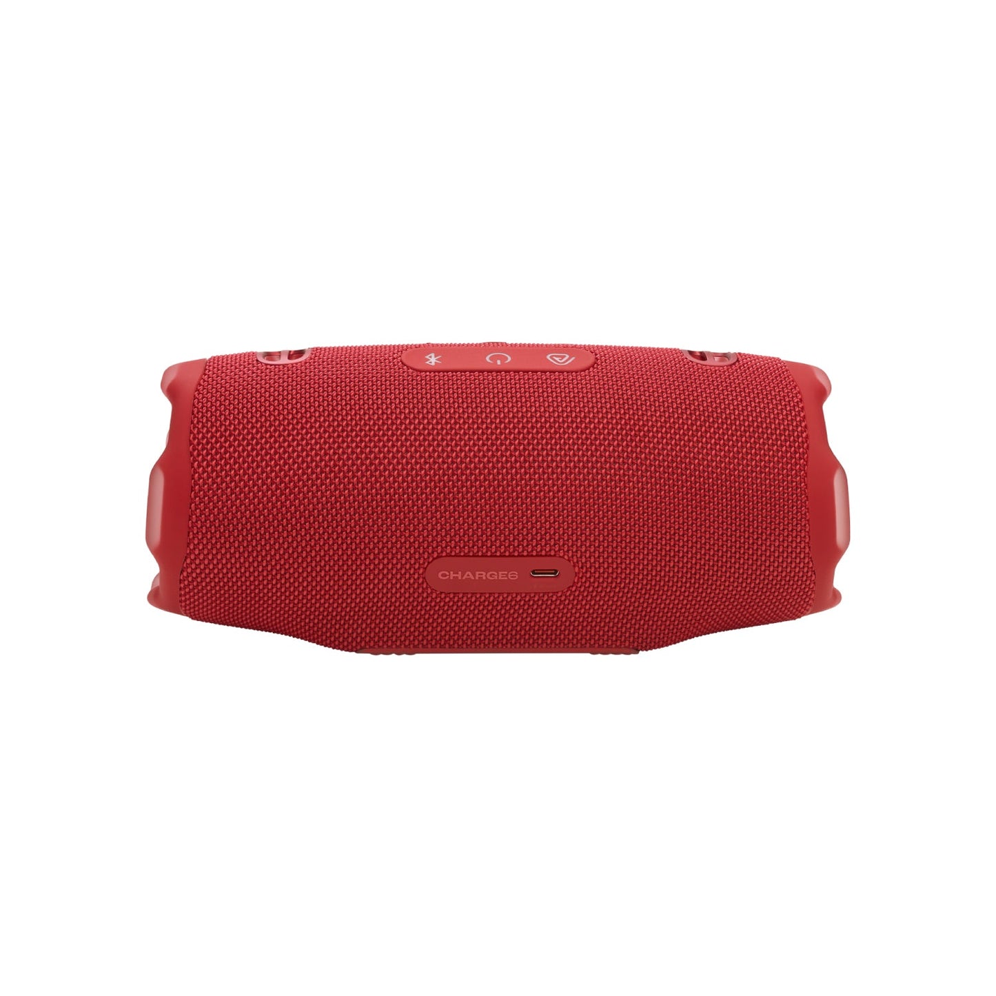 JBL Charge 6 Rojo controles superiores