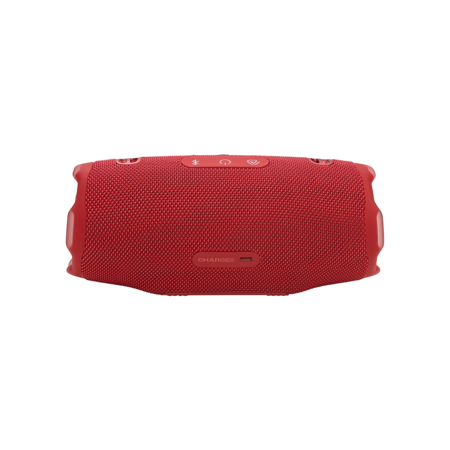 JBL Charge 6 Rojo controles superiores