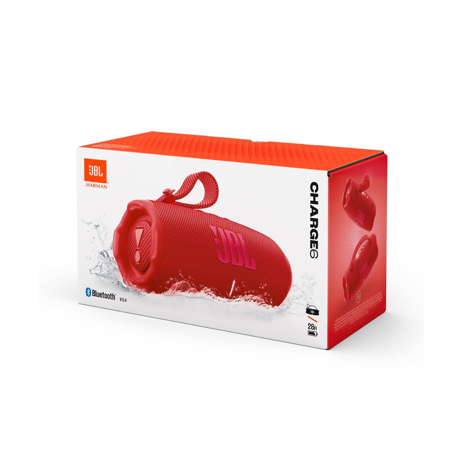 JBL Charge 6 Rojo batería hasta 28 horas