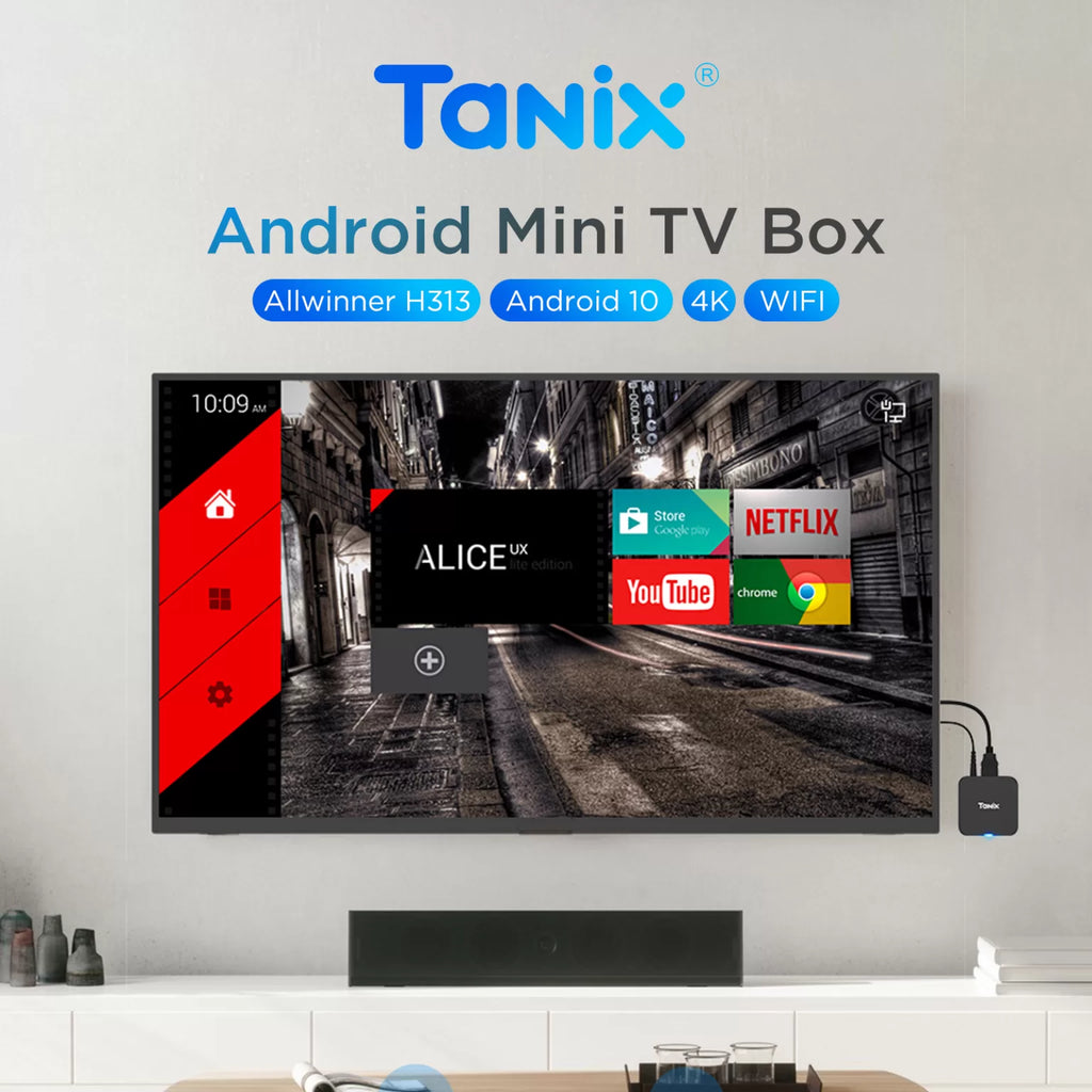 Tanix mini tv box 4K 60fps android 10 para televisores - Sys Shop Colombia