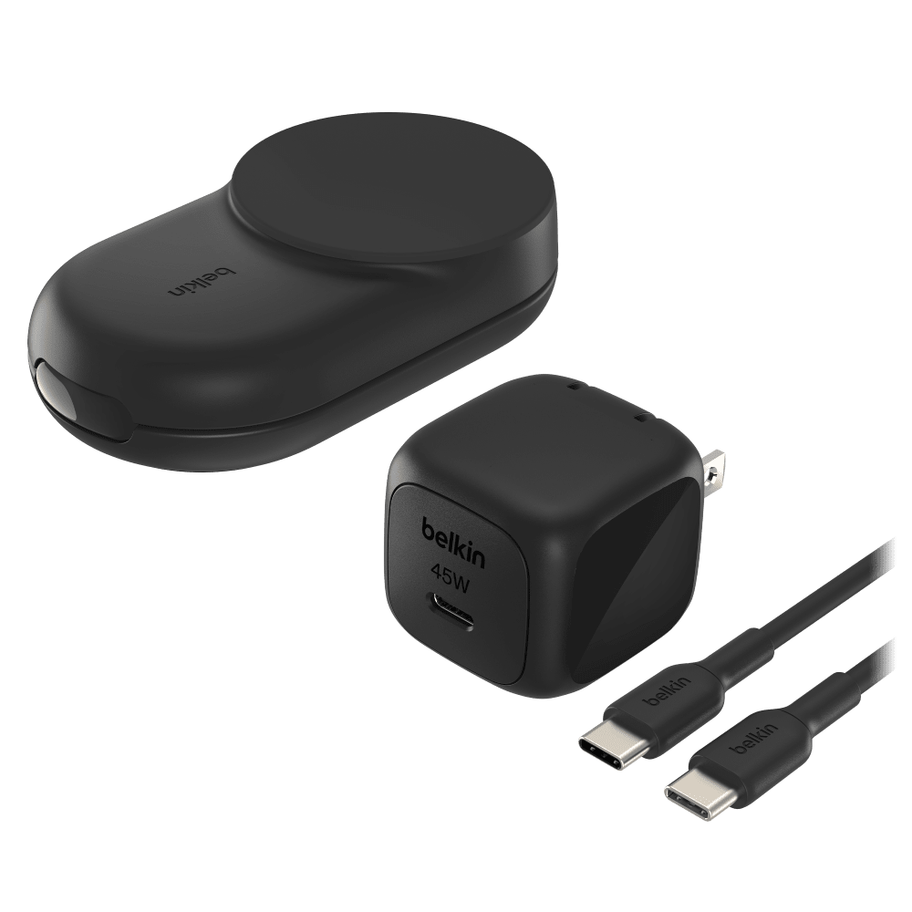 Belkin Qi2 25W 3 in 1 Compact BLACK | WIZ037TTBK