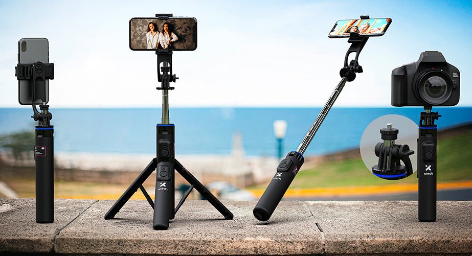 Xtech SnapFlex | Selfie stick con trípode y control remoto XSS - 211 - Sys Shop Colombia