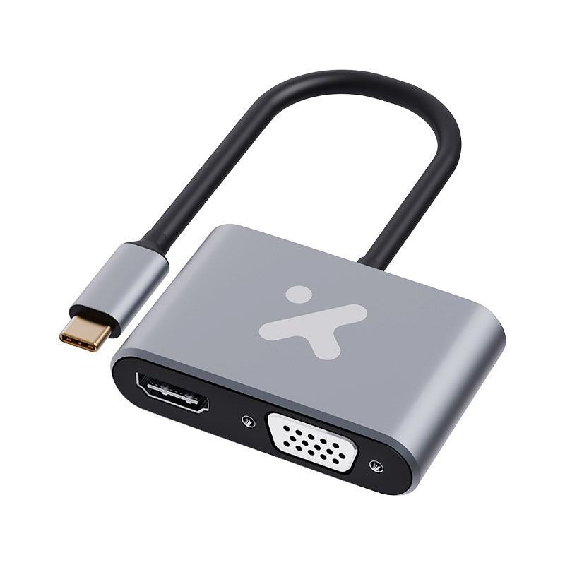 Adaptador USB-C multipuerto HDMI VGA XTC-542