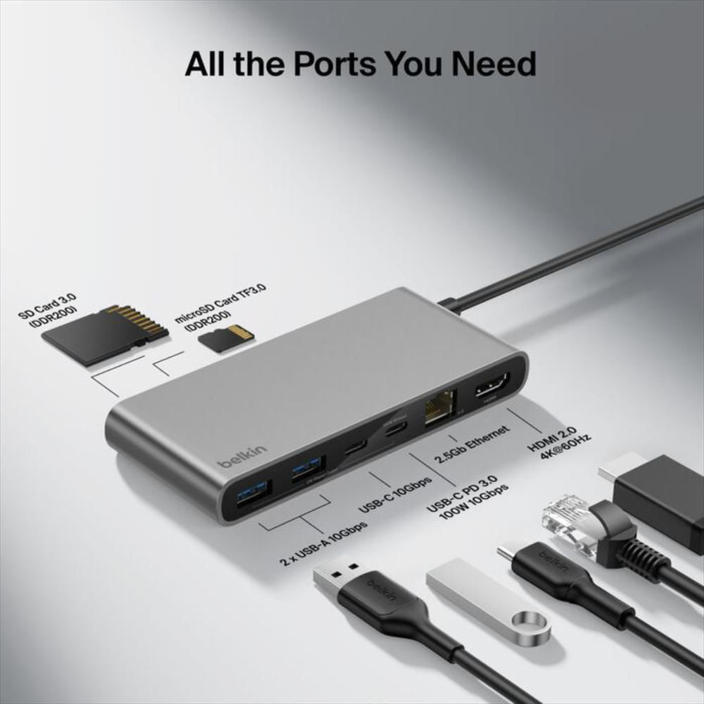 Belkin adapter USB-C 8-in-1 Hub