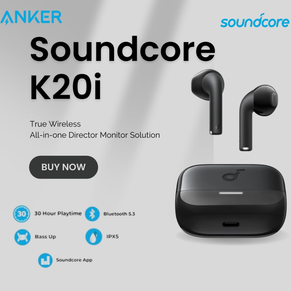 Soundcore K20i Negro 7