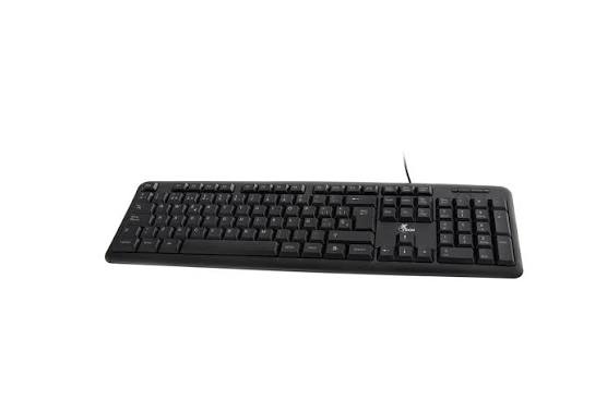 Xtech teclado en español con cable USB XTK - 092S teclas suaves y ergonómicas - Sys Shop Colombia