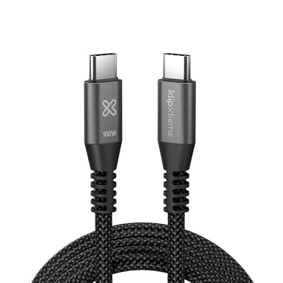 Klip Xtreme cable de datos/carga rápida blindado - reforzado 100W 1.8m KAC - 550 - 6FT - Sys Shop Colombia