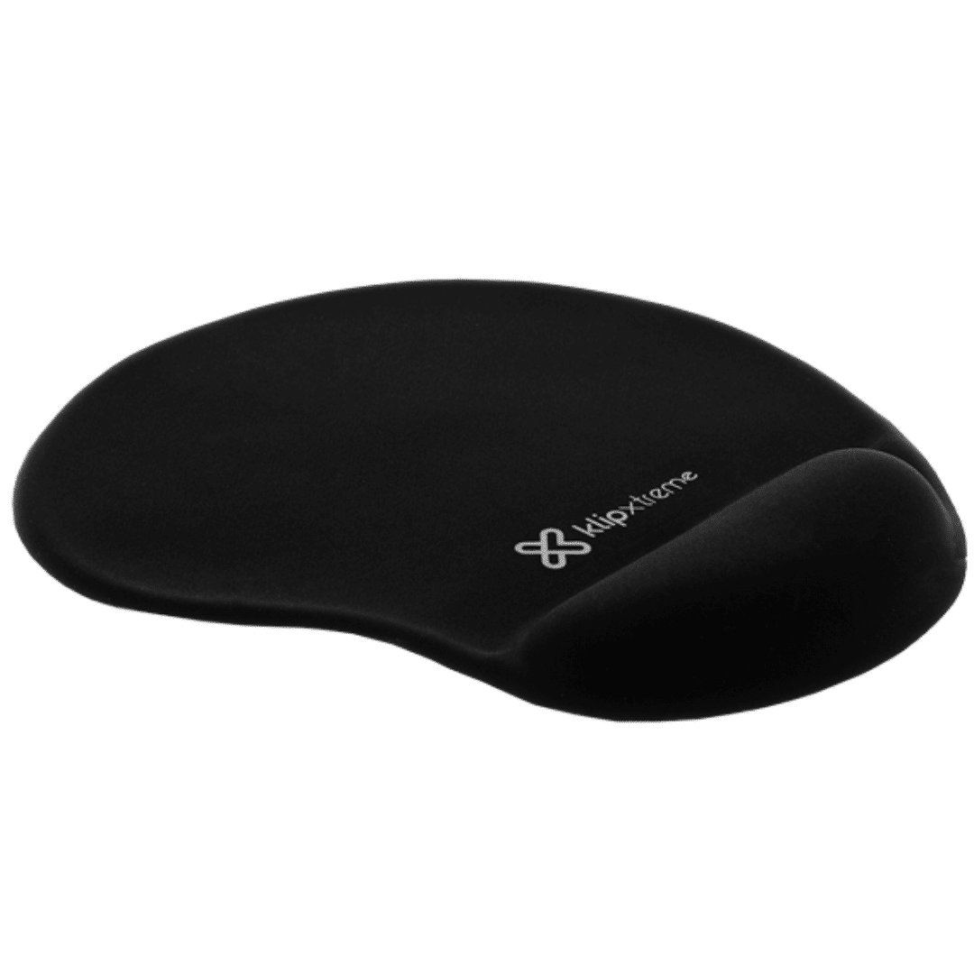 Mouse Pad Klip Xtreme KMP-100B de gel negro vista frontal