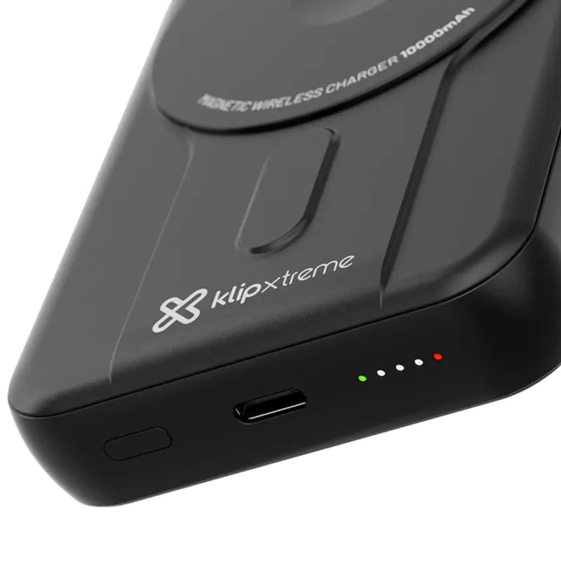 KlipXtreme PowerMag KPB-600 powerbank magnética 10.000 mAh PD 20W USB C