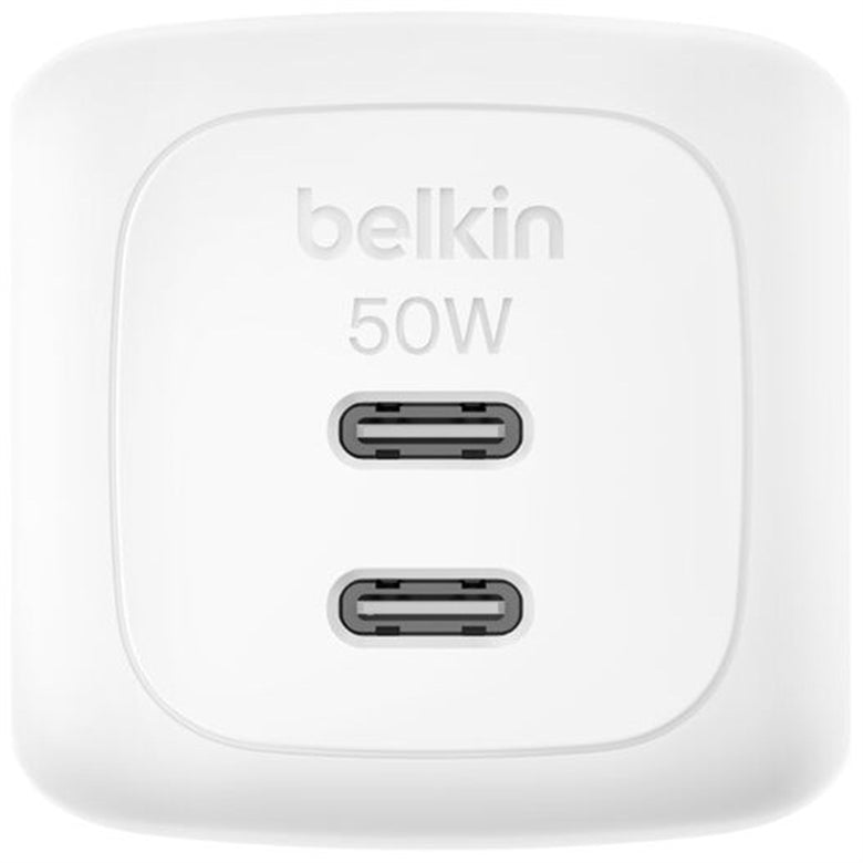 Belkin wall Charger 50W USB-C PD PPS 2 USB-C | WCH019DQWH